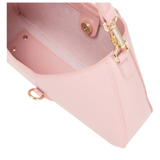 Every Other - Single Strap Shoulder/ Crossbody Bag with Magnetic & Clip Closure (12030) in Pink