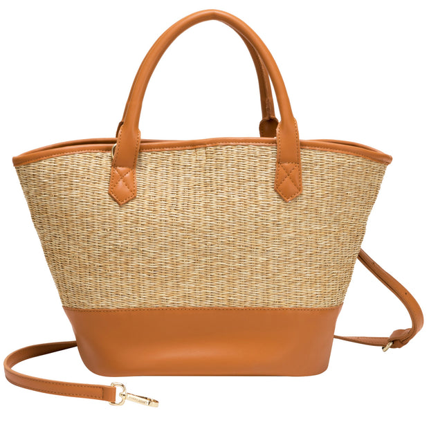 Every Other - Medium Sized Straw Grab Bag with Pouch (12047) (3 colours)