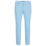 Robell – Elena 09 - Slim Fit 5 Pocket Cotton Trouser in Light Blue (53524-5527)