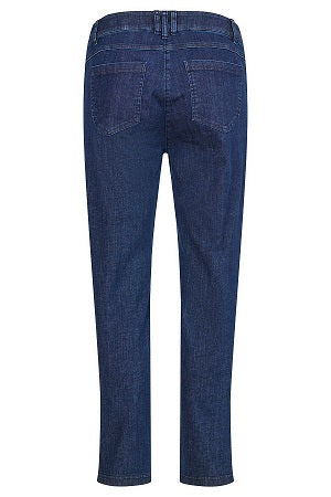 Robell – Elena 09 - Slim Fit 5 Pocket Dark Denim Cropped Jeans (53589-54159)