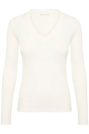 InWear - DagnaIW Long Sleeve V Neck Ribbed Tee Shirt (4 colours)