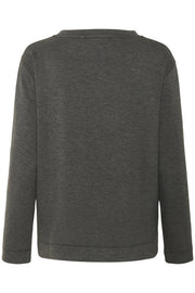 InWear - GincentIW - Long Sleeve Sweatshirt in Dark Grey Melange (30109922)