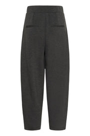InWear - PannieIW - Ankle Length Sweatpant Trouser in Dark Grey Melange (30110151)