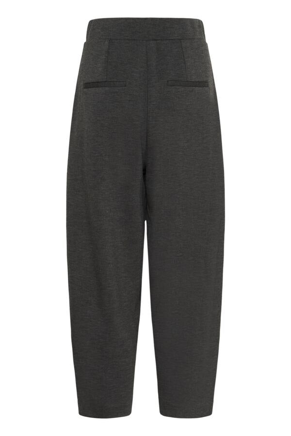InWear - PannieIW - Ankle Length Sweatpant Trouser in Dark Grey Melange (30110151)