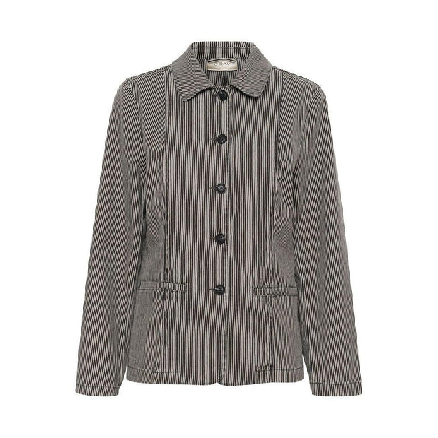CREAM - CRSato Black and Grey Striped Jacket (10613974)