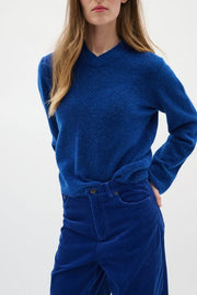 InWear - GuniIW - High V Neck Long Sleeve Jumper (30111022) 2 colours