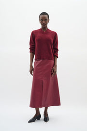 InWear - GuniIW - High V Neck Long Sleeve Jumper (30111022) 2 colours