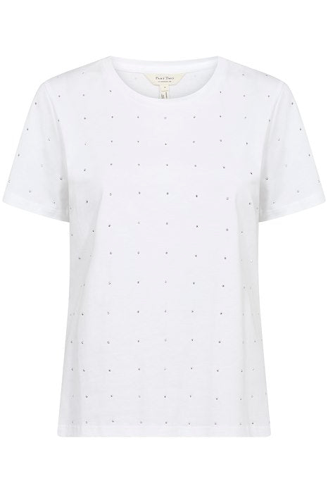 Part Two - MaggiPW Short Sleeve T Shirt with Diamante Sparkle (2 colours)