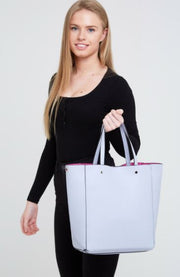 KRIS-ANA TOTE BAG WITH LARGE INNER CLUTCH & WIDE SHOULDER STRAP (2046) (2 colours)