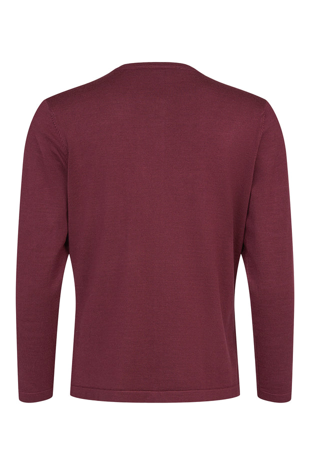 Sunday - Long Sleeve Round Neck Fine Knit Cardigan  (2 colours)