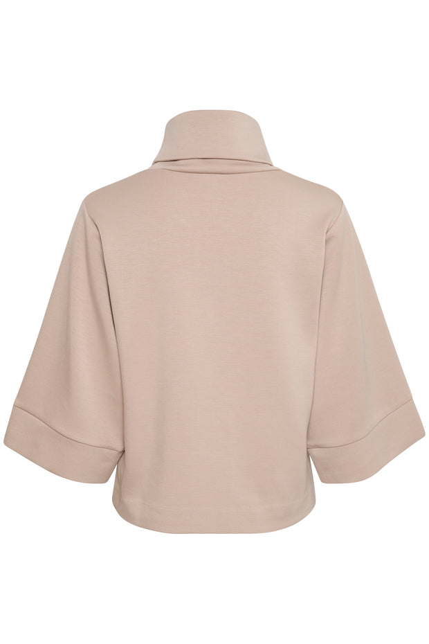 InWear - MoncentIW - Wide Turtleneck Top with 3/4 Sleeves