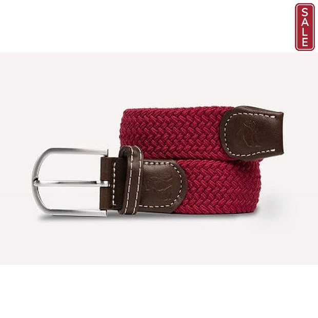 Swole Panda - Ladies Burgundy Recycled Woven Belt