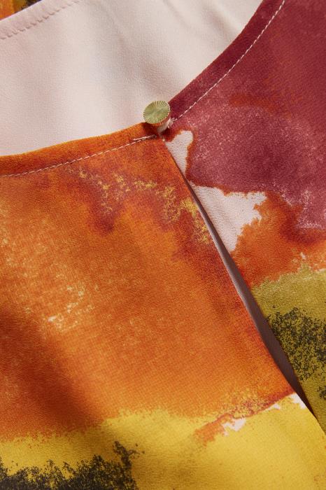 Soaked In Luxury - Millia Sleeveless Maxi Dress In Bright Watercolour Print