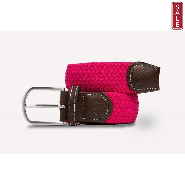 Swole Panda - Ladies Rich Pink Recycled Woven Belt