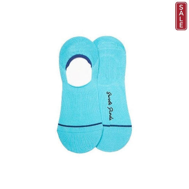 Swole Panda - Ladies Bamboo No Show Socks - Neon Blue (SP360-S-NS)