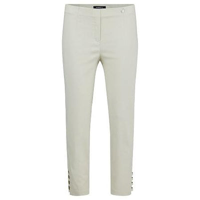 Robell – Lena 09 - Cropped Trousers With Cut Away Ladder Design at Hemline (52550-5499)