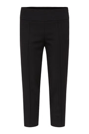 Tia - Black Evening Top with Diamante Neckline