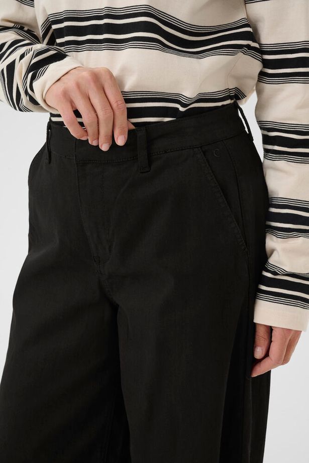 Cream - CRVisti Wide Leg Black Denim Jeans (10613683)