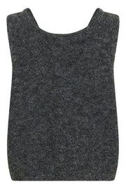 CREAM - CRBulp V Neck Ribbon Tie Knitted Vest Top (10614512)