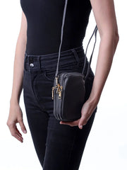 Kris-Ana Triple Zipper Small Crossbody Bag (Various colours) -1104