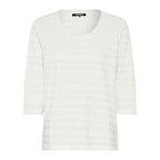 Olsen - Hannah - Round Neck 3/4 Sleeve Regular Fit Top (11105025)