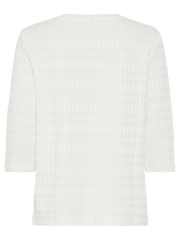 Olsen - Hannah - Round Neck 3/4 Sleeve Regular Fit Top (11105025)