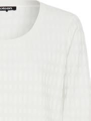 Olsen - Hannah - Round Neck 3/4 Sleeve Regular Fit Top (11105025)