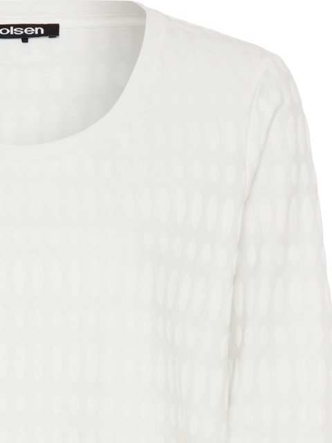 Olsen - Hannah - Round Neck 3/4 Sleeve Regular Fit Top (11105025)