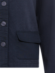 Olsen - Cotton & Linen box shape jacket in Navy (11201648)