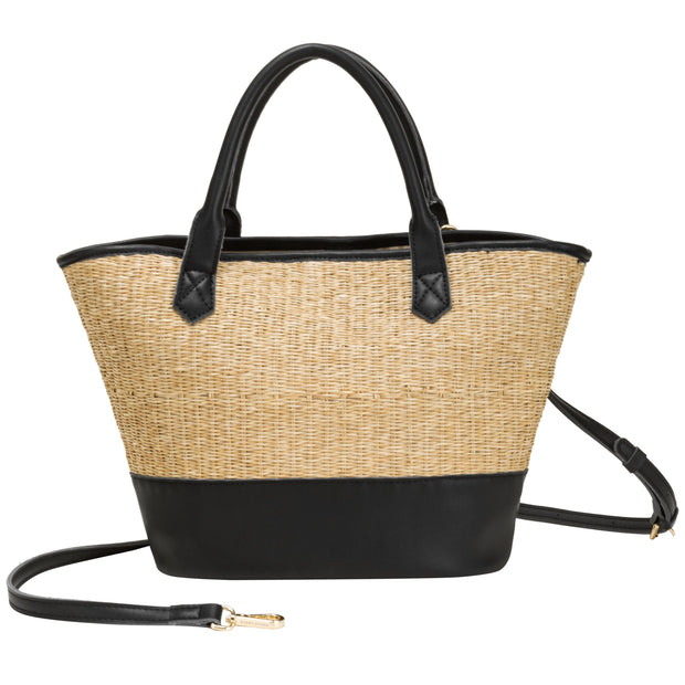 Every Other - Medium Sized Straw Grab Bag with Pouch (12047) (3 colours)