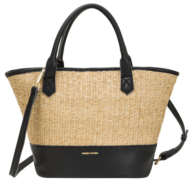 Every Other - Medium Sized Straw Grab Bag with Pouch (12047) (3 colours)