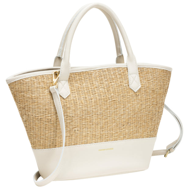 Every Other - Medium Sized Straw Grab Bag with Pouch (12047) (3 colours)