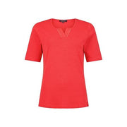Sunday - Short Sleeve V neck T Shirt with diamante detailing