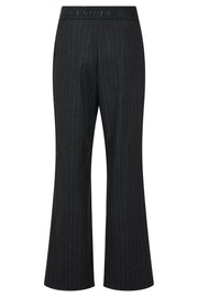 Robell – Britt - Modern Wide Straight Leg Trouser With Pinstripe (53638-55002)