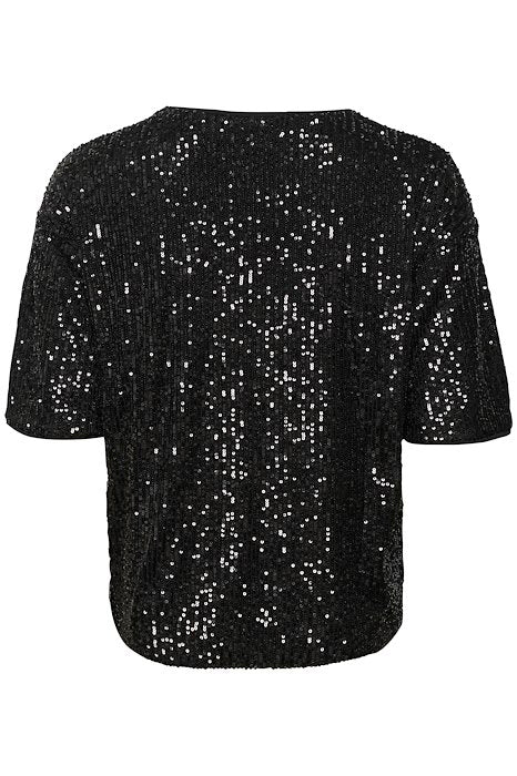 InWear - JarjarIW Short Sleeve Sequinned Evening Tops (2 colours)