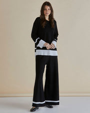 Betty Basics - Delphine - Soft Knitted Wide Leg Trouser (BB4061)