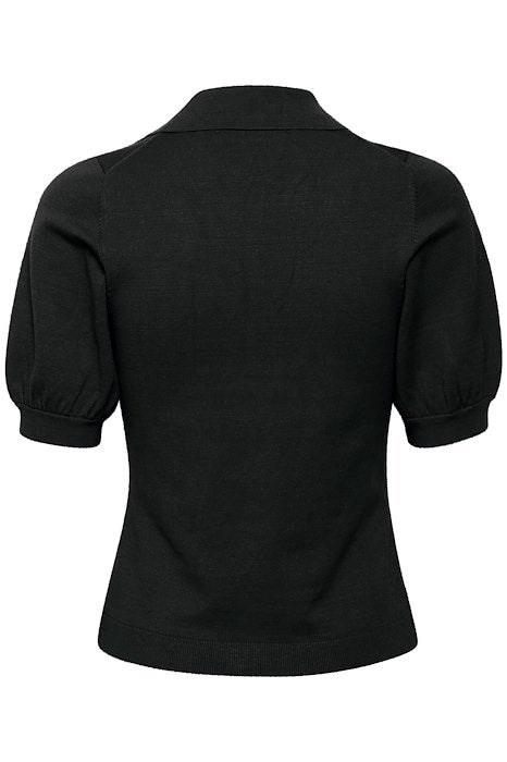 InWear - MiriosIW Short Sleeve V Neck Jumper with Collar (2 colours)