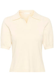 InWear - MiriosIW Short Sleeve V Neck Jumper with Collar (2 colours)