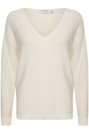 CREAM - CRSillar V Neck Cotton Pullover (2 colours)