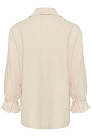 InWear - PegIW Linen 3/4 sleeve V neck tunic