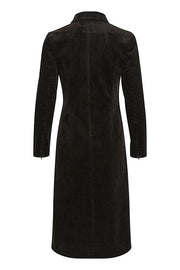 Part Two - LizellPW Long Cotton Corduroy Zip Through Dress