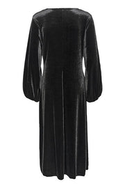 InWear - JaquesIW 3/4 Sleeve Black Velour Cocktail Dress (2 colours)