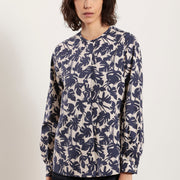 Mat De Misaine - Clifden - Cotton Shirt in Bold Leaf Print