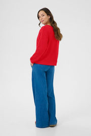 CREAM - CRJosie Sweatshirt with Cutout Sleeve Design (10613984