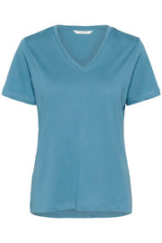 CREAM - Naia Short Sleeve V Neck Tee Shirt (5 colours) (10604508)