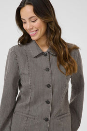 CREAM - CRSato Black and Grey Striped Jacket (10613974)