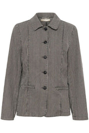 CREAM - CRSato Black and Grey Striped Jacket (10613974)