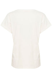 CREAM - CRSita Short Sleeve Round Neck T Shirt in Off White (10614080)