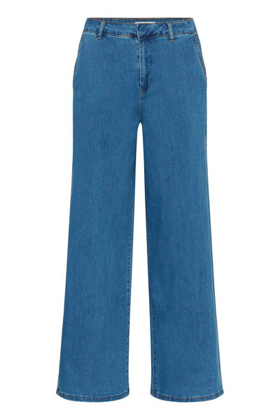 Cream - CRVisti Wide Leg Indigo Blue Denim Jeans (10612286)