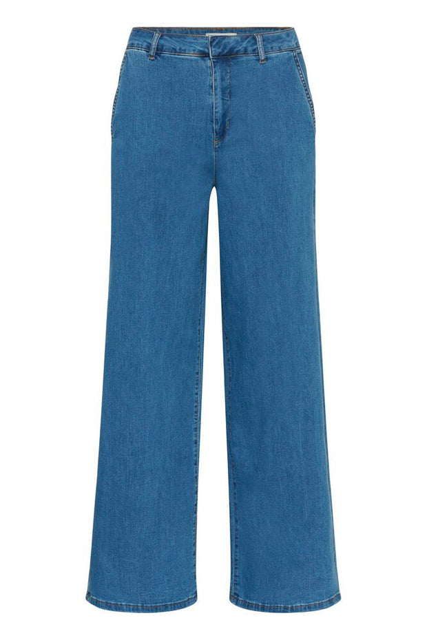 Cream - CRVisti Wide Leg Indigo Blue Denim Jeans (10612286)